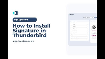 How to Install Signature in Thunderbird