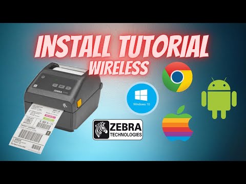 Zebra ZD420 Wireless Thermal Printing Setup and Installation | Windows Mac Android Chromebook