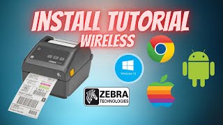 Zebra ZD420 Wireless Thermal Printing Setup and Installation | Windows Mac Android Chromebook screenshot 4