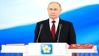 Инаугурация Путина, но под тему погони из Смешариков