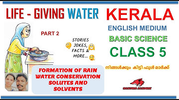LIFE GIVING WATER CLASS 5 SCIENCE CHAPTER 2 ENGLISH MEDIUM SCERT KERALA SYLLABUS