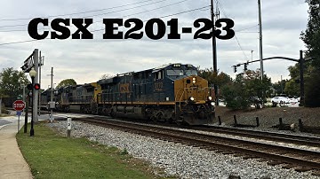 CSXT 3170 Leads CSX E201-23 Northbound in Smyrna, GA