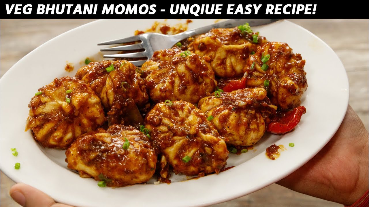 Bhutani Momos Recipe - Veg Coated Gravy Chilli Momo - CookingShooking | Yaman Agarwal