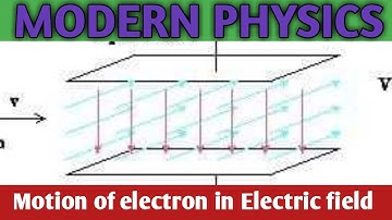 L-2  MODERN PHYSICS - Motion of electron in electric field