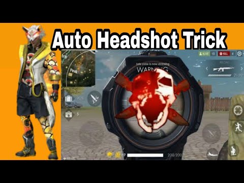 free fire auto headshot trick in telugu - YouTube