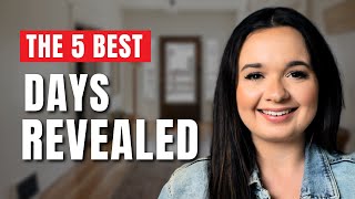5 Best Days To Buy A House For FIRST TIME HOME BUYERS (2023)