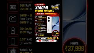 Xiaomi Redmi Turbo 5 Launching Soon 🚀 Crazy Specs! #shorts