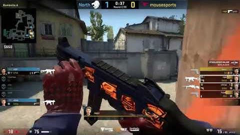 CS:GO POV Demo Mousesports ropz (25/16) vs North (de_inferno)