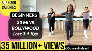 Latihan PEMULA 30 menit | Turunkan 3-5 kg ​​dalam 1 bulan | Latihan Kebugaran Tari BOLLYWOOD #25