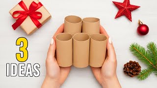 So nice! Christmas angel making with tissue paper rolls 🎄✨ Cute Recycling Idea