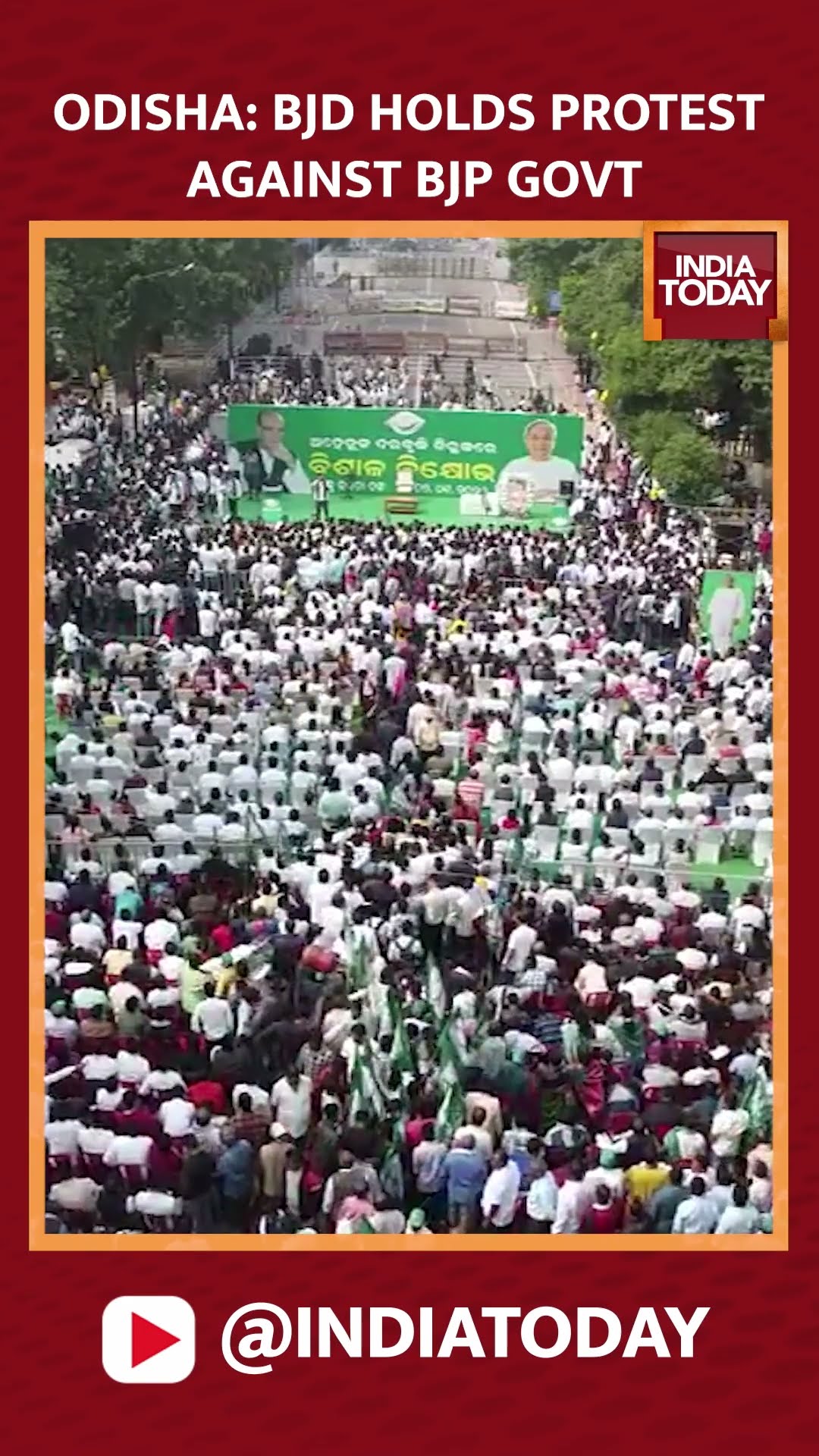 Odisha BJD Holds Protest Against BJP Govt | India Today