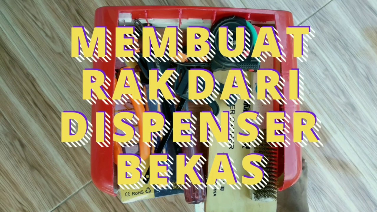  Cara  Membuat  Rak  Dispenser Dari Barang Bekas Begini 