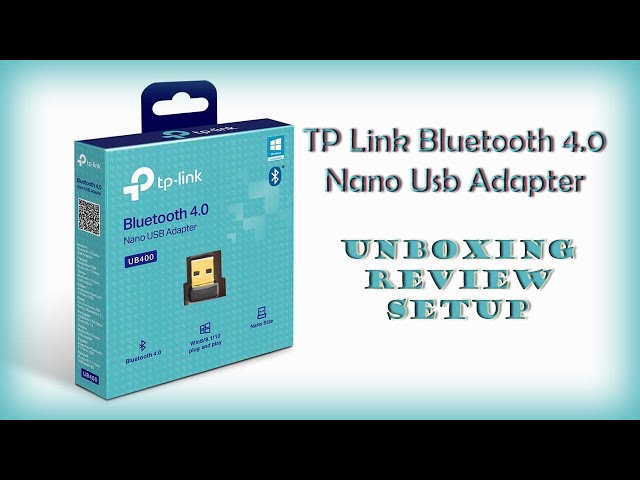 TP-Link UB400 Nano USB Bluetooth 4.0 Adapter Dongle - Unboxing and Test 