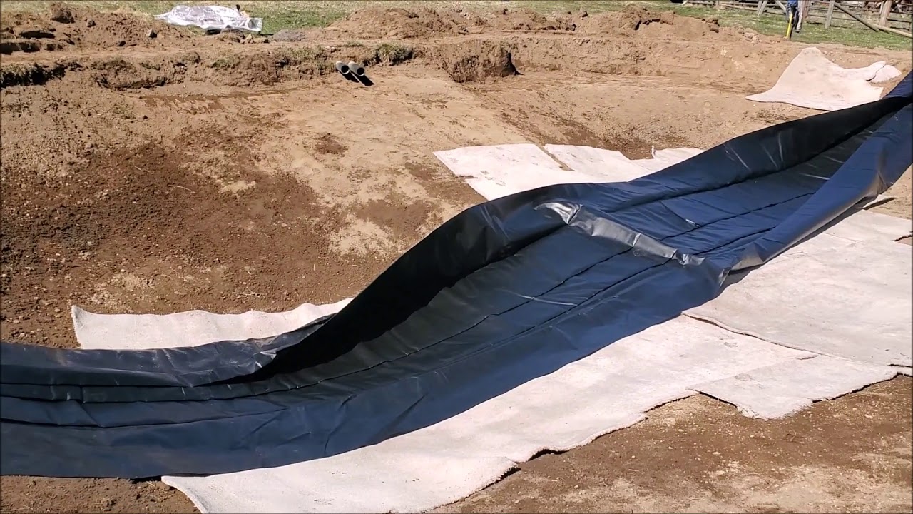 Installing a pond liner YouTube