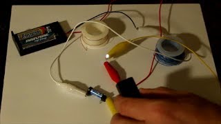 Super Simple Reed Relay with Magnet Sensor Switch Circuit - LED - Iron Man Request