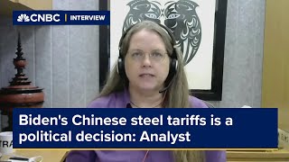 Biden's push for more Chinese steel tariffs is a political decision, not an economic one: Analyst