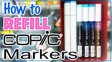 How to Refill your Copic Markers | Replacing nibs and Copic Care