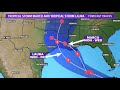 How will Tropical Storms Laura and Marco affect North Texas?
