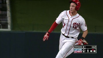 LAD@WSH: Turner laces RBI triple down left-field line