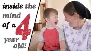 interview with a 4 year old! (children have such interesting little minds)