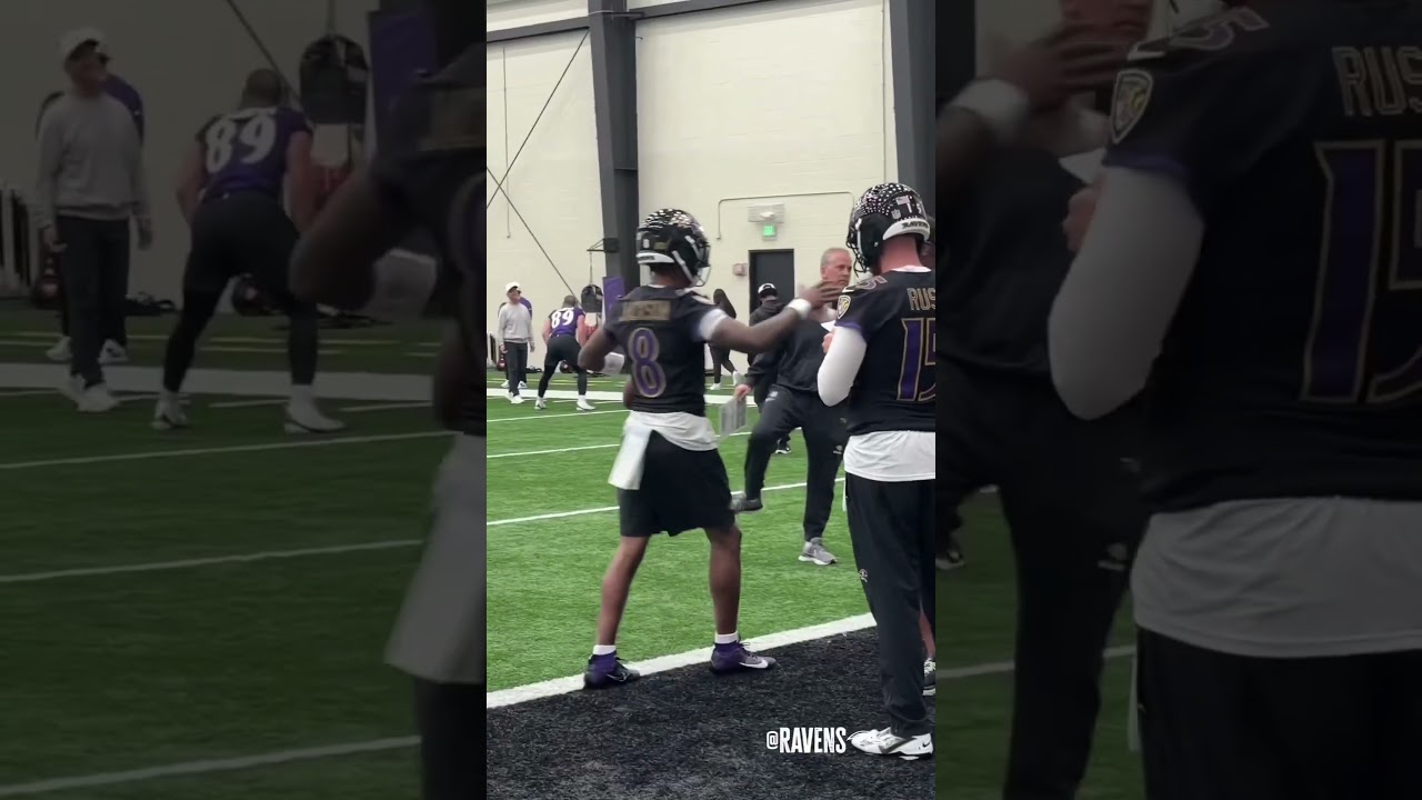 Ravens QB Lamar Jackson ARRIVES @ 2025 OTA’s 🔥😱 