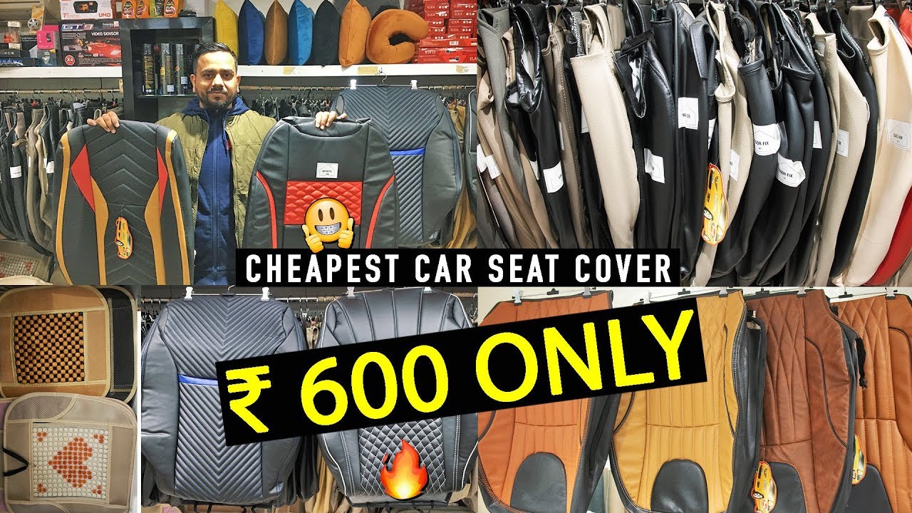 Cheapest Car Seat Cover Manufacturers In Karol Bagh | Car Seat Cover Market | Car Accessories ...