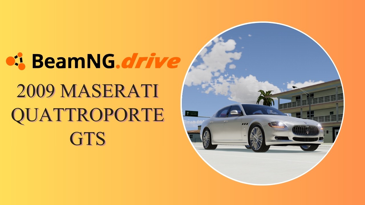 *Valentine's Day Special* 2009 Maserati Quattroporte GTS Test Drive (BeamNG)