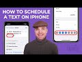 How to Schedule a Text Message iPhone iOS 16 (&amp; Earlier) #howto #iphone