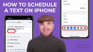 How to Schedule a Text Message iPhone iOS 16 (&amp; Earlier) #howto #iphone