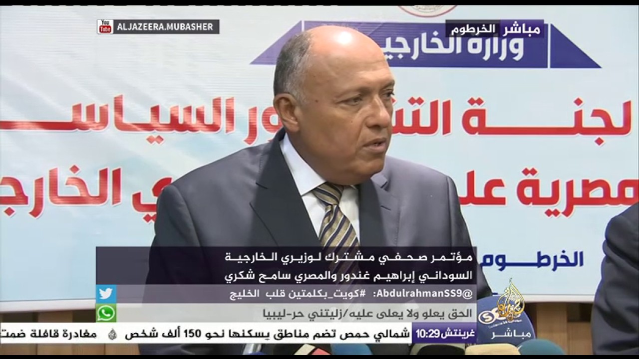 وزير خارجية السودان: وزير الدفاع السوداني سيزور مصر قريبا