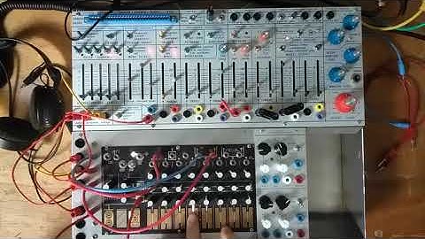 buchla 208r with make noise 0-ctrl