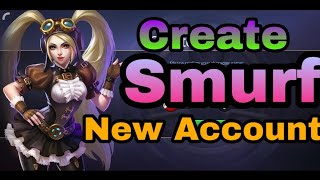 how to create Smurf account or new account in Mobile Legends - Mobile Legends BangBang