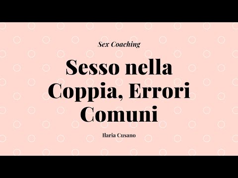 Sesso nella coppia, errori comuni