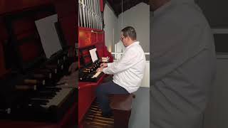 Soul Jazz Blues Test an der roten Noble Orgel in Vorweiden. #music #hammond #kirchenmusik