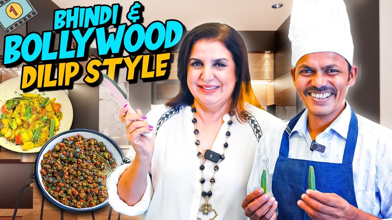 farah-khan-s-veg-special-2-types-of-bhindi-recipe-farahkhank-youtube