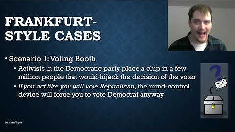 The Principle of Alternative Possibilities and Frankfurt Style Cases