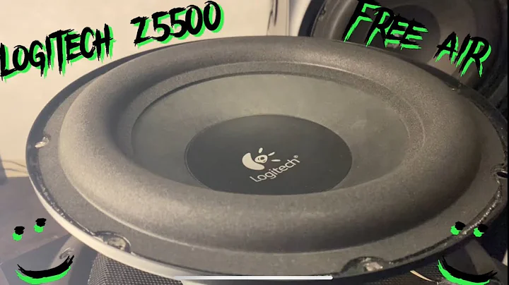 Logitech z5500 sub free air bass test