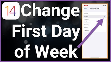 How To Change First Day Of Week On iPhone
