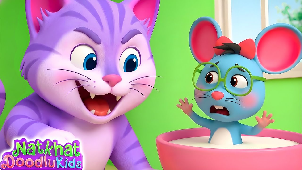 Do Chuhe The Mote Mote The | Billi Mausi | Chuhe Ko Bukhar Hai | Hindi Nursery Rhymes & Kids Song