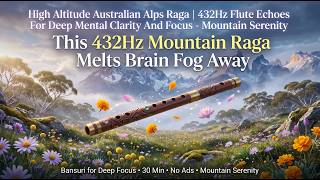 High Altitude Australian Alps Raga | 432Hz Flute for Deep Focus & Clarity