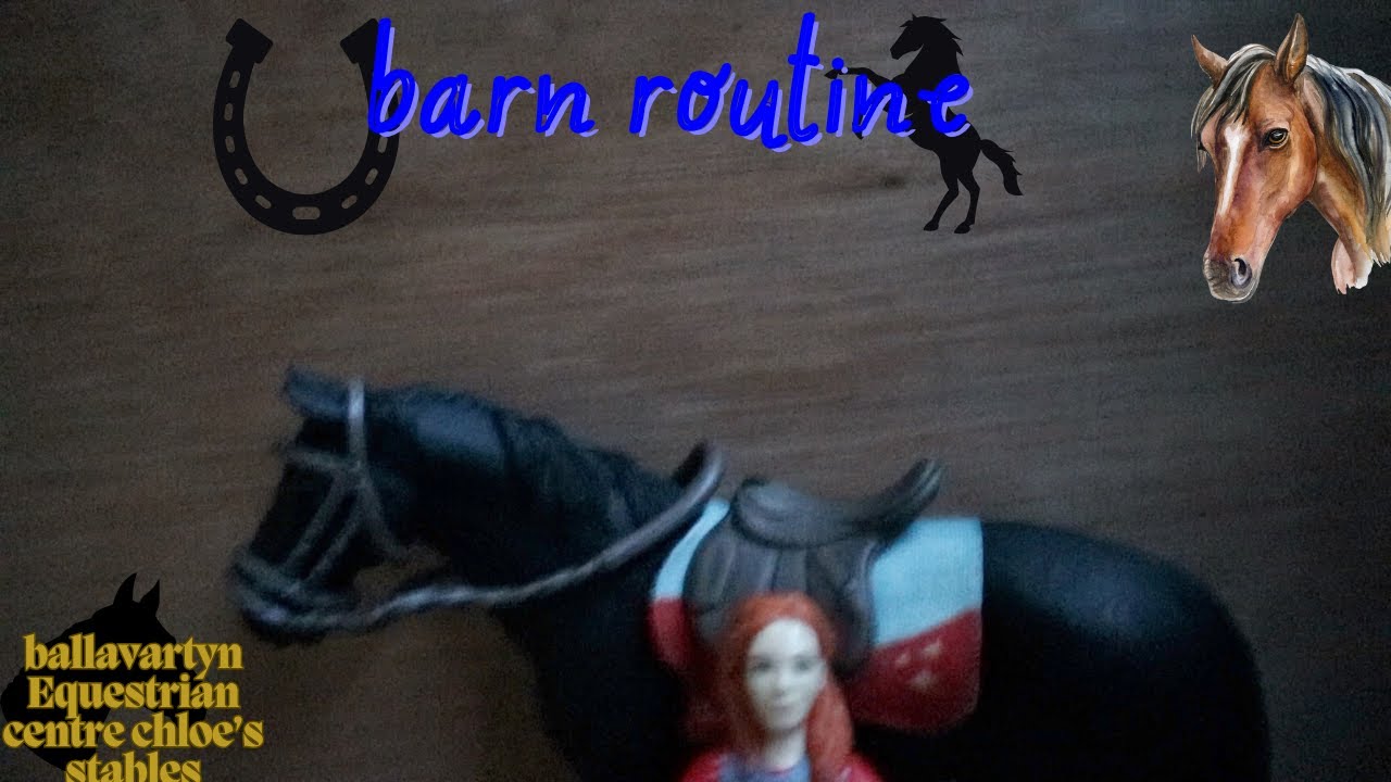 Schleich Horse Barn Routine: A Day in the Life of My Stable! # ...