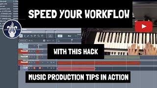 Speed your workflow by doing this hack / Music Production tips in action (Made in Reason 11)