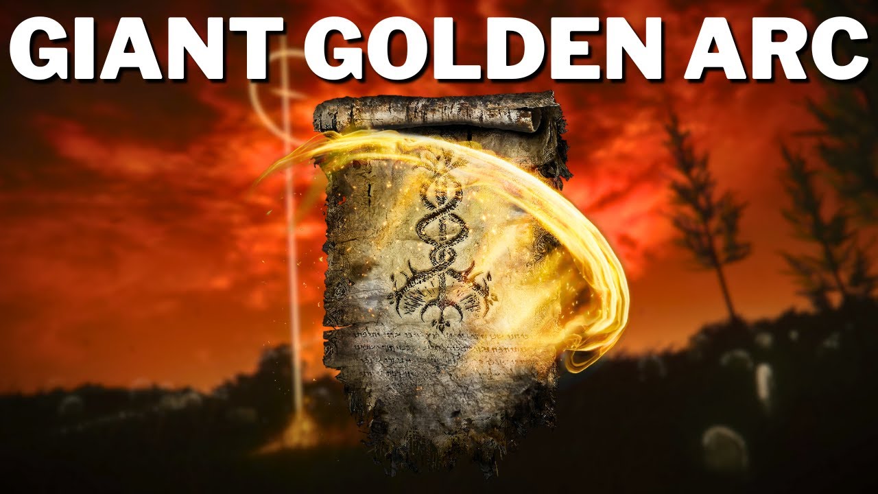 Golden Arcs Rust Giant Golden Arc Incantation Location Elden Ring DLC - YouTube