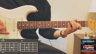 Miniatura del video "[꿈의기타] 검정치마 - Flying Bobs Guitar Cover 기타 커버 TAB Chords 타브 코드 기타 악보"