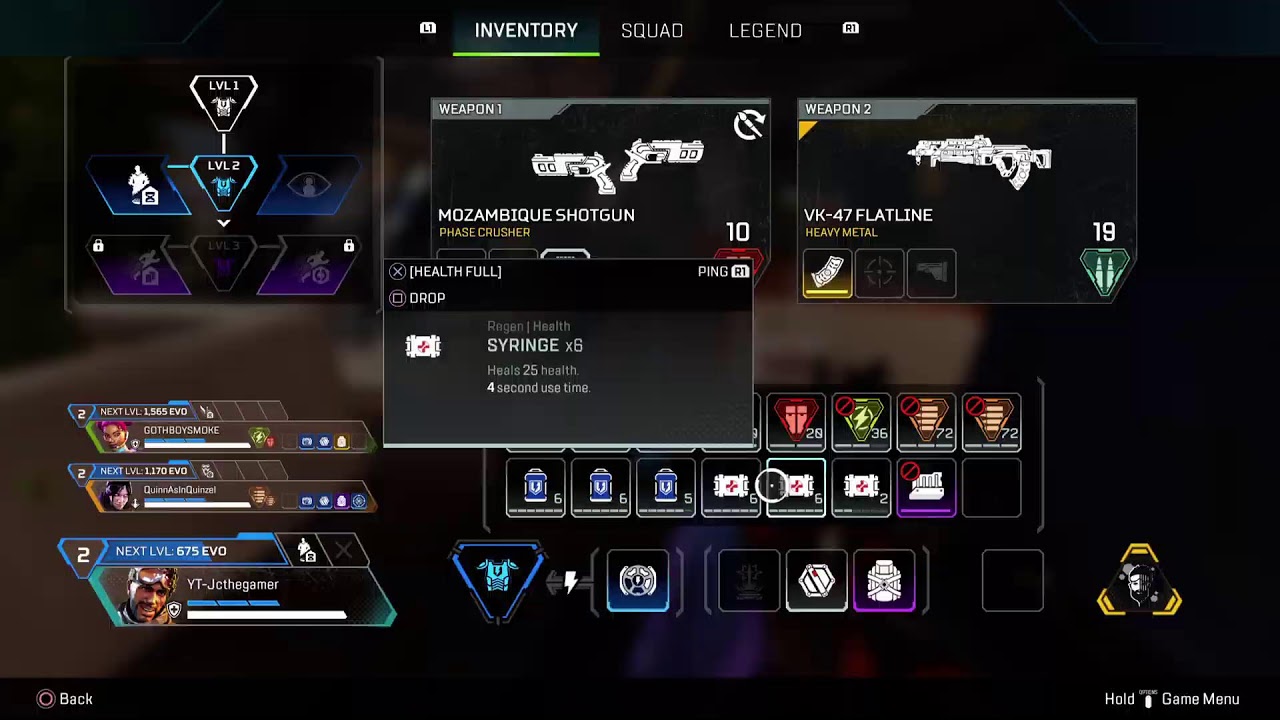 late night can i carry my friends in Apex season 27?  live come say hi