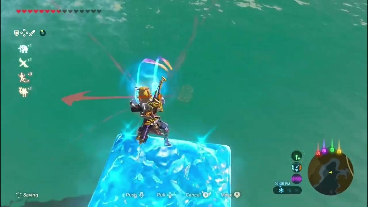 BotW Obtaining the stuck underwater chest YouTube