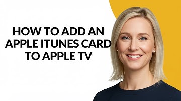 How to Add an Apple Itunes Card to Apple Tv - Julia