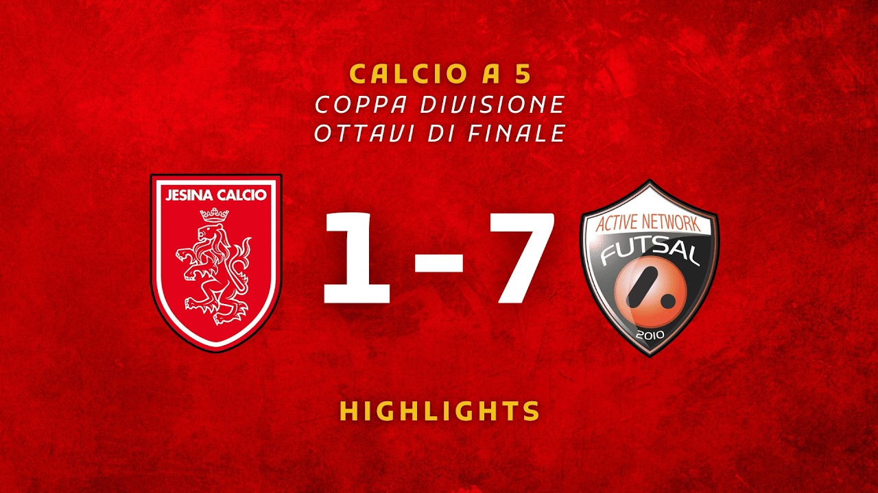 Calcio a 5 | Jesina (Serie A2) - Active Network (Serie A) 1-7 | Coppa Divisione | Ottavi di Finale