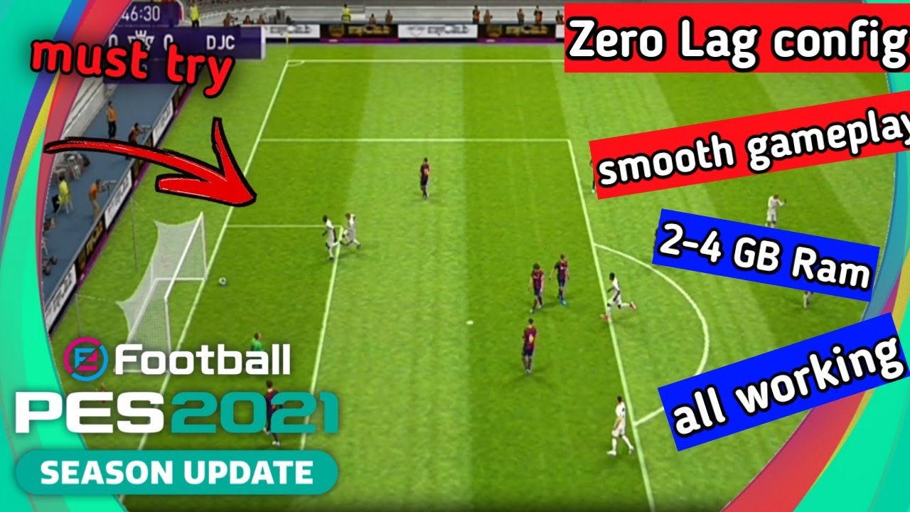 Updated Lag Fix File Config of PES 2021 Mobile | High 60 FPS