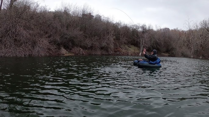 Float Tube [Belly Boat] Fly Fishing for Trout on a Small Lake